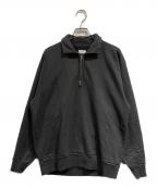 CIOTAシオタ）の古着「Half Zip Sweatshirts」｜チャコールグレー