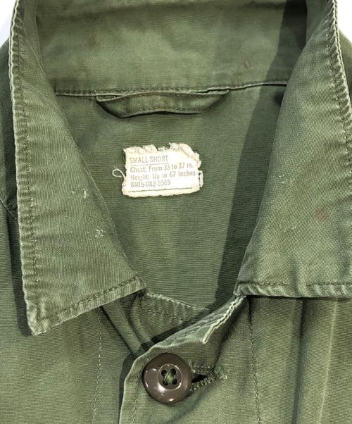 US ARMY（ユーエスアーミー）US ARMY (ユーエスアーミー) 3rd ジャングルファティーグジャケット グリーン サイズ:SIZE SMALL-SHORTの古着・服飾アイテム
