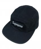 SUPREMEシュプリーム）の古着「Washed Chino Twill Camp Cap」｜ブラック