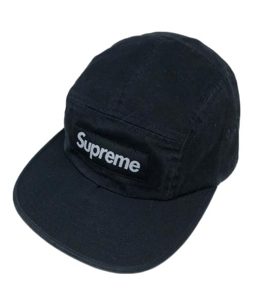 SUPREME（シュプリーム）Supreme (シュプリーム) Washed Chino Twill Camp Cap ブラック サイズ:SIZE Freeの古着・服飾アイテム