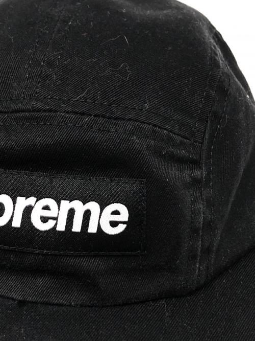 SUPREME（シュプリーム）Supreme (シュプリーム) Washed Chino Twill Camp Cap ブラック サイズ:SIZE Freeの古着・服飾アイテム
