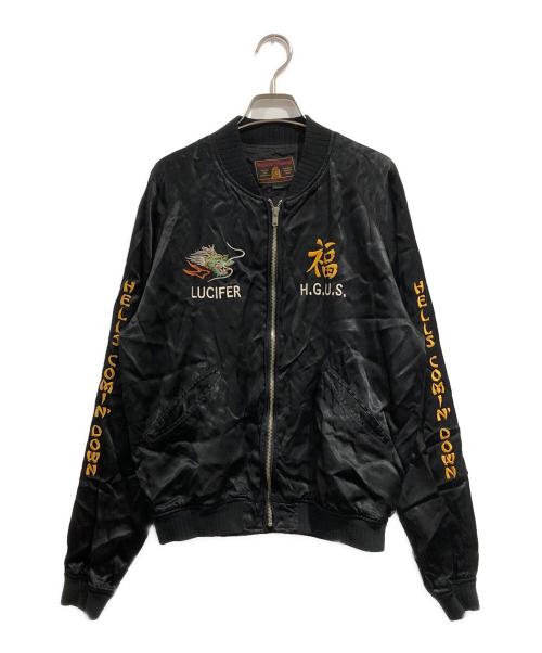 Hysteric Glamour（ヒステリックグラマー）Hysteric Glamour (ヒステリックグラマー) Paradice パラダイス スカジャンジャケット ブラック サイズ:SIZE Mの古着・服飾アイテム