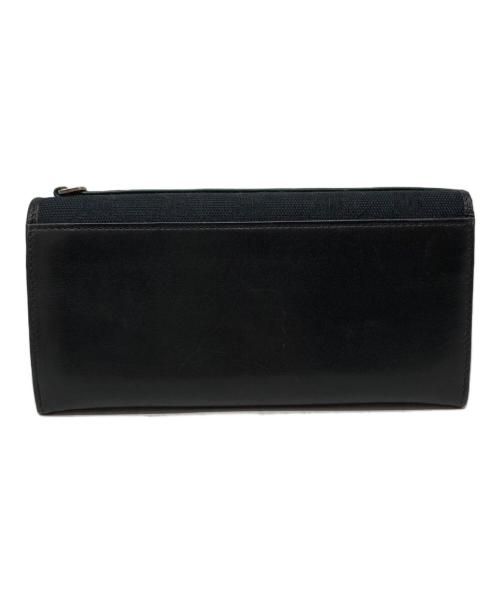 GUCCI（グッチ）GUCCI (グッチ) 長財布 ブラックの古着・服飾アイテム