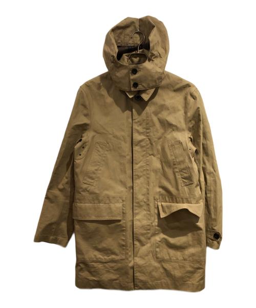 COACH（コーチ）COACH (コーチ) フーデットワークレインコート ベージュ サイズ:SIZE Mの古着・服飾アイテム