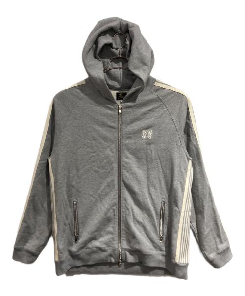 Needles（ニードルズ）Needles (ニードルズ) Zipped Track Hoody グレー サイズ:SIZE Lの古着・服飾アイテム