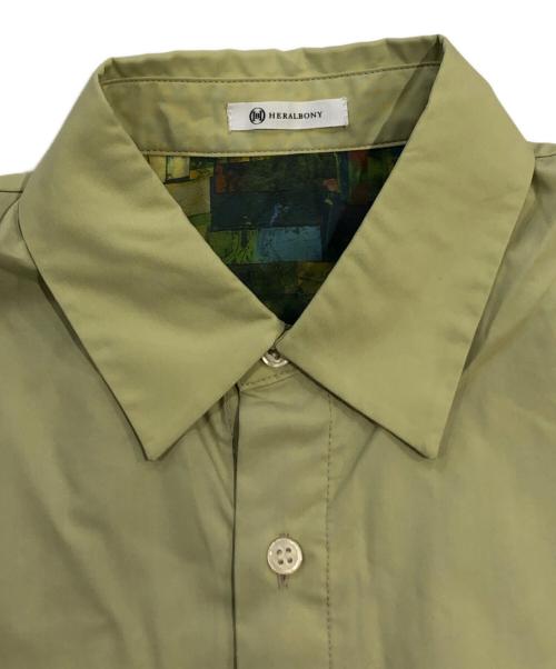 HERALBONY（ヘラルボニー）HERALBONY (ヘラルボニー) オーガンジーレイヤードシャツ「森」 グリーン サイズ:SIZE Freeの古着・服飾アイテム
