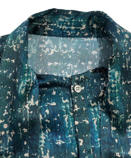 HERALBONY（ヘラルボニー）HERALBONY (ヘラルボニー) サテンボウタイブラウス「こもれび」 ネイビー サイズ:SIZE Freeの古着・服飾アイテム