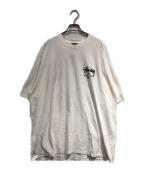 stussyステューシー）の古着「STOCK DSM PARIS TEE」｜ホワイト