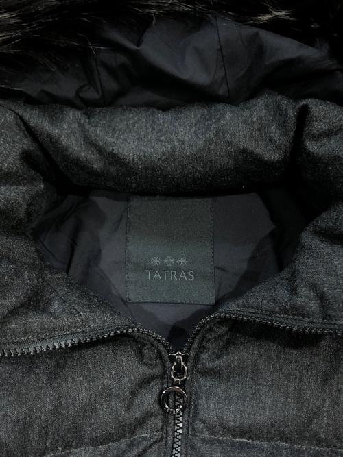 TATRAS（タトラス）TATRAS (タトラス) ウールロングファー付きダウンコート グレー サイズ:SIZE 03の古着・服飾アイテム