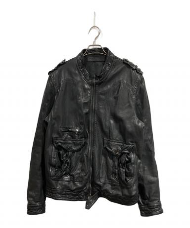 Neil Barrett ニール・バレット　ライダースジャケット　レザー　牛革 中古・古着通販】NEIL BARRETT (ニールバレット) レザージャケット