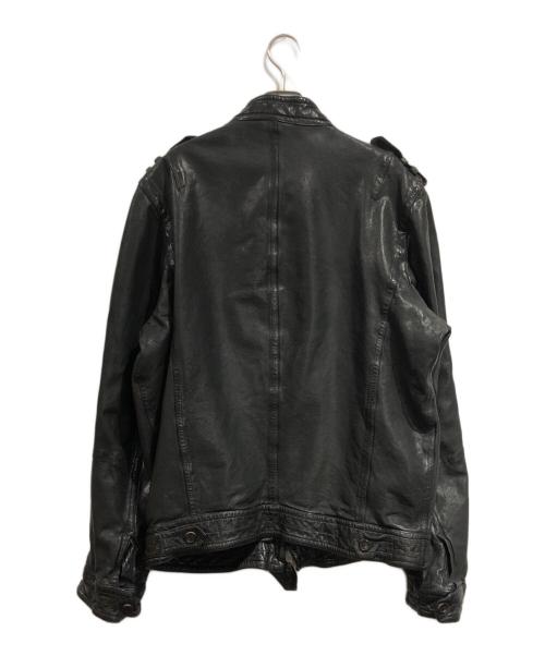 NEIL BARRETT（ニールバレット）NEIL BARRETT (ニールバレット) レザージャケット ブラック サイズ:SIZE Lの古着・服飾アイテム