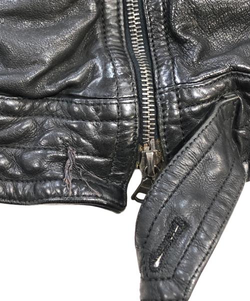 NEIL BARRETT（ニールバレット）NEIL BARRETT (ニールバレット) レザージャケット ブラック サイズ:SIZE Lの古着・服飾アイテム