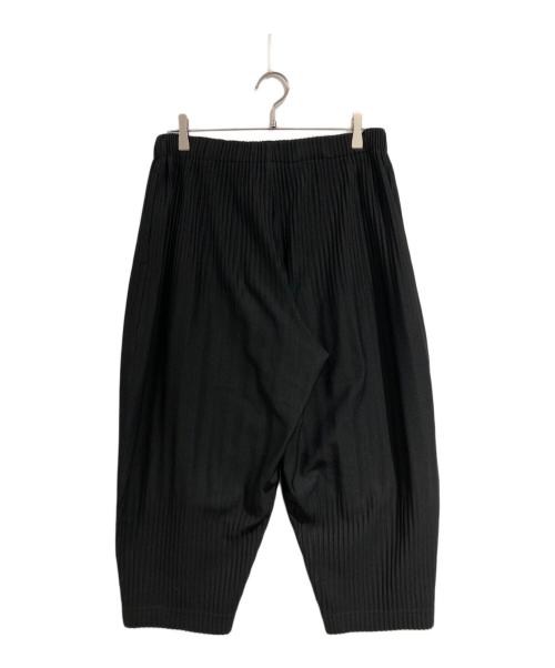 HOMME PLISSE ISSEY MIYAKE（オム プリッセ イッセイ ミヤケ）HOMME PLISSE ISSEY MIYAKE (オム プリッセ イッセイ ミヤケ) プリーツテーパードパンツ ブラック サイズ:SIZE 2の古着・服飾アイテム