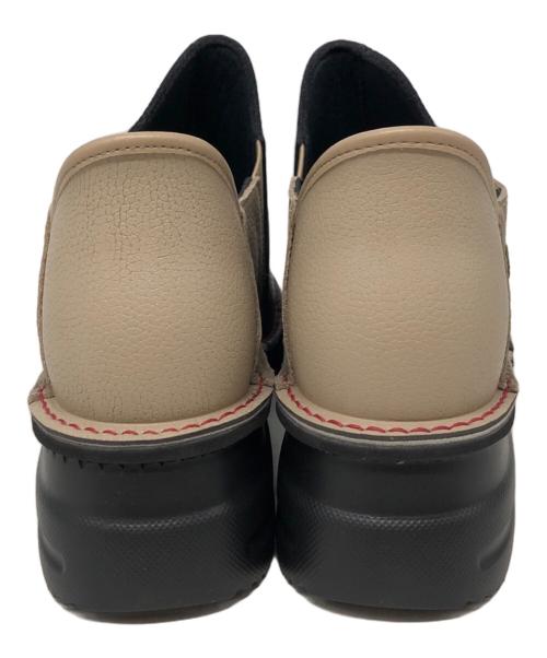 estacion（エスタシオン）ESTACION (エスタシオン) アヒツモチーフレザースリッポン ブラック サイズ:SIZE 23.5cmの古着・服飾アイテム