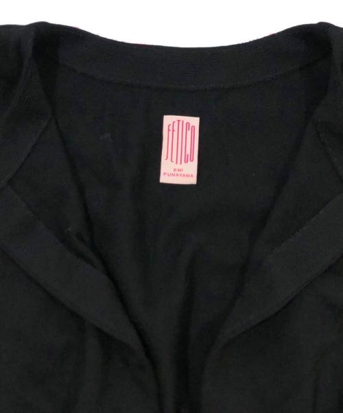 FETICO（フェティコ）FETICO (フェティコ) ボレロカーディガン ブラック サイズ:SIZE 1の古着・服飾アイテム