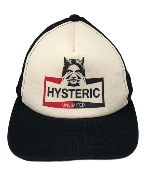 Hysteric Glamour（ヒステリックグラマー）Hysteric Glamour (ヒステリックグラマー) Hysteric Unlimited Mesh Cap ブラックの古着・服飾アイテム