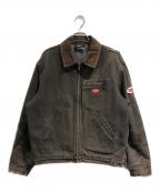Dickiesディッキーズ）の古着「裏地ブランケットダックジャケット」｜ブラック