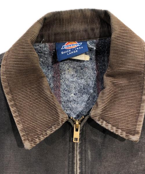 Dickies（ディッキーズ）Dickies (ディッキーズ) 裏地ブランケットダックジャケット ブラック サイズ:SIZE Lの古着・服飾アイテム