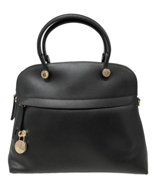 FURLA（フルラ）FURLA (フルラ) パイパー ハンドバッグ ショルダーバッグ ブラックの古着・服飾アイテム