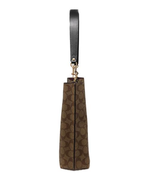 COACH（コーチ）COACH (コーチ) モリー バケット バッグ ベージュ×ブラウンの古着・服飾アイテム