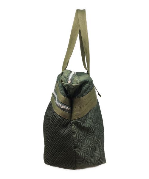 BOTTEGA VENETA（ボッテガベネタ）BOTTEGA VENETA (ボッテガベネタ) トレッキング ジャカードナイロン スポーツバッグ グリーンの古着・服飾アイテム