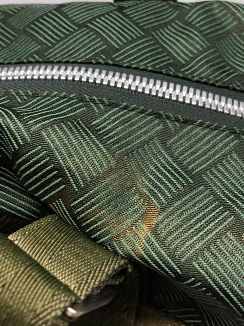 BOTTEGA VENETA（ボッテガベネタ）BOTTEGA VENETA (ボッテガベネタ) トレッキング ジャカードナイロン スポーツバッグ グリーンの古着・服飾アイテム