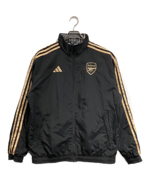 adidas（アディダス）adidas (アディダス) アーセナル イアン・ライト アンセムジャケット ブラック サイズ:SIZE XLの古着・服飾アイテム