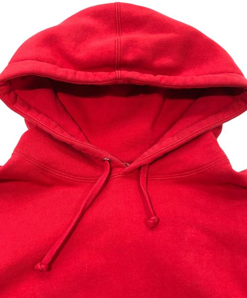 SUPREME（シュプリーム）SUPREME (シュプリーム) サテン アップリケ フーディー スウェットシャツ レッド サイズ:SIZE Sの古着・服飾アイテム