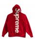 SUPREME (シュプリーム) サテン アップリケ フーディー スウェットシャツ レッド サイズ:SIZE S：20000円
