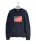 POLO RALPH LAUREN（ポロ・ラルフローレン）の古着「星条旗ニット」｜ネイビー