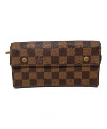 LOUIS VUITTON（ルイ ヴィトン）の古着「ポルトフォイユ アコルディオン」｜ブラウン