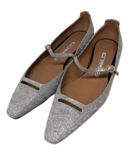 PELLICO（ペリーコ）PELLICO (ペリーコ) ラメパンプス シルバー サイズ:SIZE 37の古着・服飾アイテム