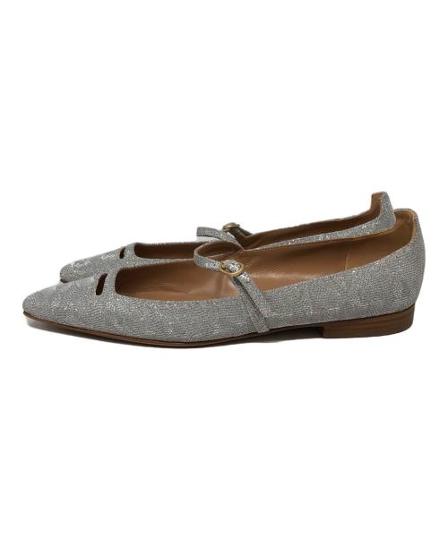 PELLICO（ペリーコ）PELLICO (ペリーコ) ラメパンプス シルバー サイズ:SIZE 37の古着・服飾アイテム