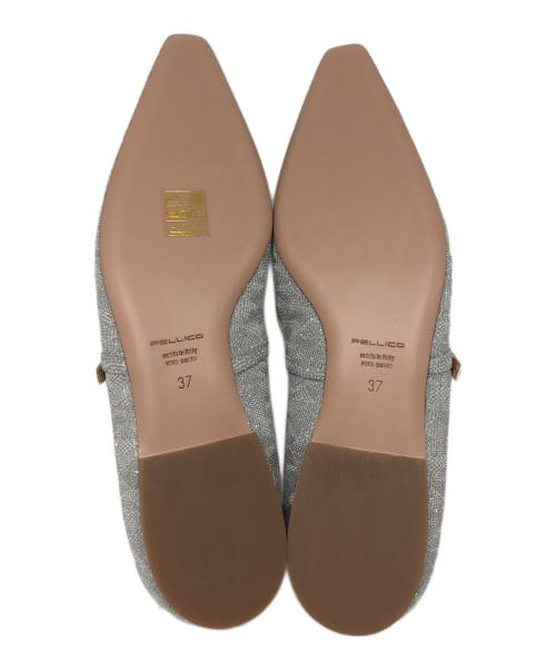PELLICO（ペリーコ）PELLICO (ペリーコ) ラメパンプス シルバー サイズ:SIZE 37の古着・服飾アイテム