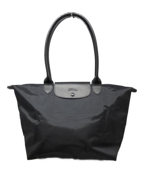 LONGCHAMP（ロンシャン）LONGCHAMP (ロンシャン) ル プリアージュ® ワン L ショッピングバッグ ブラックの古着・服飾アイテム