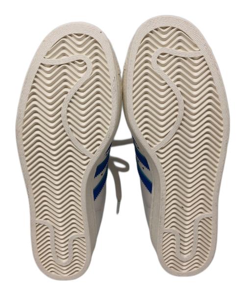 adidas（アディダス）adidas (アディダス) DEUX (デュ) DEUX SUPERSTAR 80S DEUX nir82 ローカットスニーカー ホワイト×ブルー サイズ:SIZE 27.5cmの古着・服飾アイテム