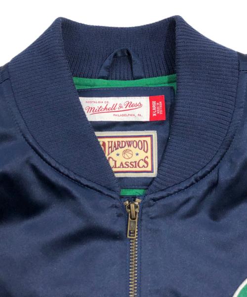 MITCHELL & NESS（ミッチェルアンドネス）MITCHELL & NESS (ミッチェルアンドネス) スタジャン ネイビー サイズ:SIZE XLの古着・服飾アイテム