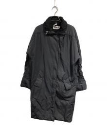 MM6 Maison Margiela（エムエムシックスメゾンマルジェラ）の古着「スタンドカラー中綿コート ロング」｜グレー