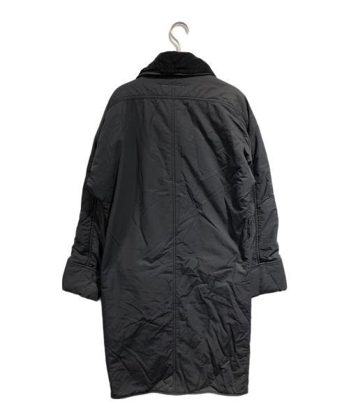 MM6 Maison Margiela（エムエムシックスメゾンマルジェラ）MM6 Maison Margiela (エムエムシックスメゾンマルジェラ) スタンドカラー中綿コート ロング グレー サイズ:SIZE 38の古着・服飾アイテム