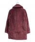 Hysteric Glamour (ヒステリックグラマー) フェイクファー 4ツ釦チェスターコート パープル サイズ:SIZE Free：15000円