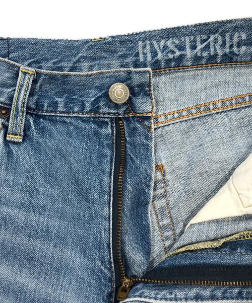 Hysteric Glamour（ヒステリックグラマー）Hysteric Glamour (ヒステリックグラマー) 50’S XXハイライズデニムパンツ インディゴ サイズ:SIZE 71cm (W28)の古着・服飾アイテム