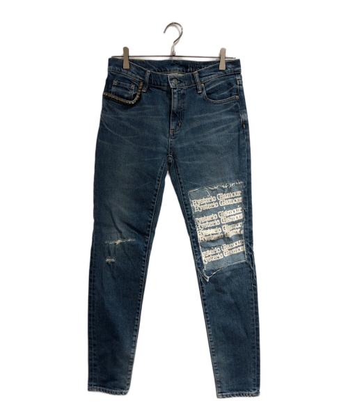 Hysteric Glamour（ヒステリックグラマー）Hysteric Glamour (ヒステリックグラマー) KINKY JEANS インディゴ サイズ:SIZE 68.5cm (W27)の古着・服飾アイテム
