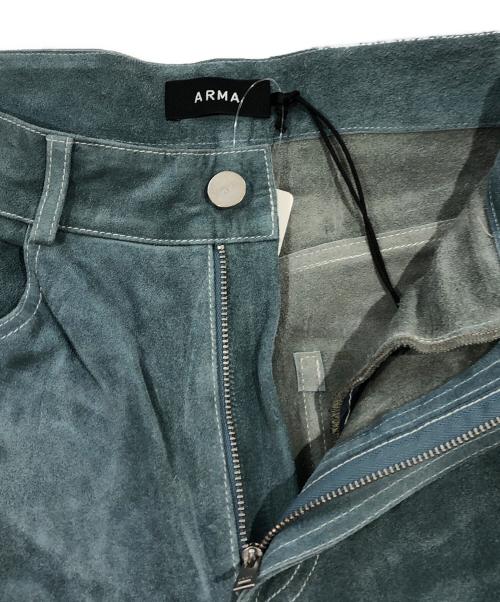 ARMA（アーマ）ARMA (アーマ) スウェードレザーパンツ グリーン サイズ:SIZE 48の古着・服飾アイテム