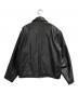 FREAK'S STORE (フリークスストア) カーフ レザー ミニマル シングル ライダース ブラック サイズ:SIZE M：18000円