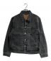 LEVI'S（リーバイス）の古着「デニムトラッカージャケット デニムジャケット コットンジャケット」｜ブラック