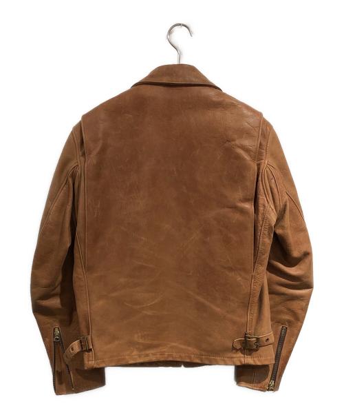 Schott（ショット）Schott (ショット) 643 シングルライダースジャケット ブラウン サイズ:SIZE 38の古着・服飾アイテム