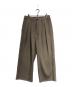 ANCELLM（アンセルム）の古着「WIDE EASY PANTS」｜ベージュ
