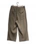 ANCELLM (アンセルム) WIDE EASY PANTS ベージュ サイズ:SIZE 1：20000円