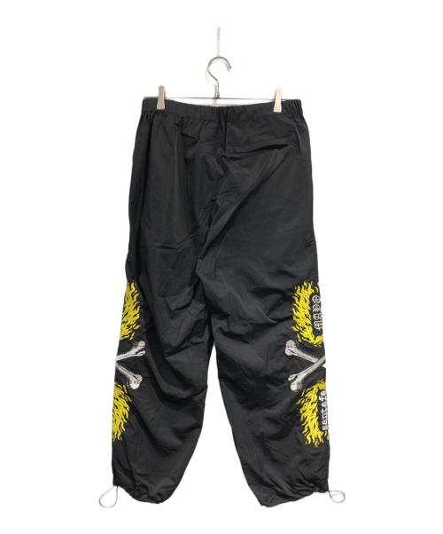 santa fe（サンタフェ）santa fe (サンタフェ) MAYO (メイヨー) EMBROIDERY NYLON PANTS ブラック サイズ:SIZE Mの古着・服飾アイテム
