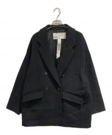 ticca（ティッカ）の古着「ウール ダブル ジャケットコート」｜グレー